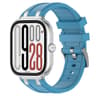 Silicone Watch Band for Xiaomi Band 10 Pro Redmi Watch 6 5 with Premium Metal Connectors