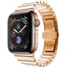 Luxury Apple Watch Band Stainless Steel Butterfly Buckle Metal Strap For Apple Watch 7