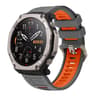 Amazfit T Rex Ultra 2 Silicone Watch Band Quick Release Wavy Sport Replacement Strap
