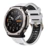 Amazfit T Rex Ultra 2 Silicone Watch Band Quick Release Wavy Sport Replacement Strap