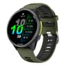 Garmin Forerunner Silicone Watch Band Two Color Replacement Strap with Silver Buckle