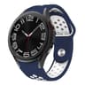 Samsung Galaxy Watch Band Two Tone Silicone Sport Strap with Reverse Buckle