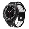 Samsung Galaxy Watch Band Two Tone Silicone Sport Strap with Reverse Buckle