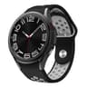 Samsung Galaxy Watch Band Two Tone Silicone Sport Strap with Reverse Buckle
