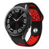 Samsung Galaxy Watch Band Two Tone Silicone Sport Strap with Reverse Buckle