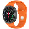 XDfind Samsung Galaxy Watch Ultra Band Silicone Sport Strap With Silver Stud Buckle 18