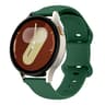 Silicone Watch Band With Butterfly Clasp Lychee Texture Soft Replacement Watch Strap 11
