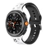 Samsung Galaxy Watch Band Dual Color Engraved Silicone Watch Band for Watch8 Classic Replacement Strap