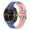 Samsung Galaxy Watch Band Dual Color Engraved Silicone Watch Band for Watch8 Classic Replacement Strap