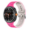 Samsung Galaxy Watch Band Dual Color Engraved Silicone Watch Band for Watch8 Classic Replacement Strap