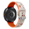 Samsung Galaxy Watch Band Dual Color Engraved Silicone Watch Band for Watch8 Classic Replacement Strap