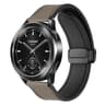 Magnetic Watch Band Crazy Horse Pattern Silicone Watch Strap For Smartwatches 8