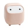 Mini Desktop Trash Can with Push Lid Hidden Desk Trash Bin for Office Home Vanity