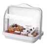 Transparent Bread Storage Box With Dustproof Lid Multi Purpose Kitchen Storage Organizer 8