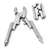 Mini EDC Multitool Stainless Steel Keychain Multi Tool with Pliers Knife Cutter