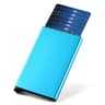 Smart Aluminium Metal Wallet, RFID ID Credit Card Holder Case, Thin Pop-up Cardholder Wallets for Men