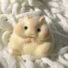 Handmade Hamster Mochi Fidget Toy Slow Rising Squishy Stress Relief Toy for Anxiety & Sensory Play