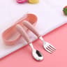 Portable Stainless Steel Kids Cutlery Set with Travel Case for Toddlers & Babies