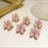 Elegant Flower Pearl Hair Clip Set Charming Flower Hair Clips & Faux Pearl Hair Barrettes for Girls & Women