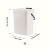 Space Saving Quiet Close Trash Can EcoFriendly Sealed Bin for Kitchen  Office