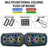 Portable Push Up Board Set Multifunctional Foldable Fitness Equipment for Chest, Abdomen, Arms & Back Traini