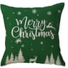 Christmas Snowflake Tree Cushion Cover, Winter Holiday Decoration Pillow, Festive Merry Christmas Decor for Sofa Porch
