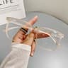 Square Finished Myopia Glasses For Women  Men Trendy Minus Glasses For Students  Computer Use 2