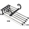 Folding Pants Hanger Stainless Steel Tie Hanger Clothes Rack Tongs Clothes Hangers Bedroom Closet Organizer Pant Rack