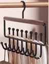 Wave Wardrobe Drying Rack Multifunctional Hanger Storage For Underwear Vest Solid Wood Hook For Hom 1