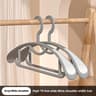 Plastic Drying Rack, Household Non-slip Hanger with Thick and Wide Shoulders for Clothes