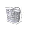 Highcapacity Portable Laundry Hamper Modern Foldable Dirty Clothes Organizer Durable Laundry Basket 4
