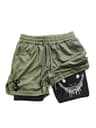 Berserk Mens 2in1 Sports Shorts  Quick Dry Double Layered Gym  Running Shorts 2