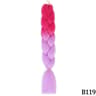 Jumbo Braids Extensions Synthetic Braiding Hair Kanekalon Afro Ombre Color Hair for Kids Children Crochet Twist Braid