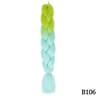 Jumbo Braids Extensions Synthetic Braiding Hair Kanekalon Afro Ombre Color Hair for Kids Children Crochet Twist Braid