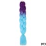 Jumbo Braids Extensions Synthetic Braiding Hair Kanekalon Afro Ombre Color Hair for Kids Children Crochet Twist Braid