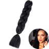 Jumbo Braid Hair Extensions, Ombre Kanekalon Synthetic Yaki Braids for Women, DIY Braiding Hair in Multiple Colors