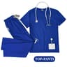 Unisex Nurse Scrubs Set Men Women Medical Uniforms Top Pants Doctor Dentist Lab Workwear Clinical Beauty Clothing