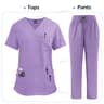 Unisex High Quality Nurse Uniform Set, Medical Clothing for Women with Lab Coat, Tops, and Pants, Nursing Scrubs Suit