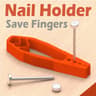 Premium Portable Nail Fixer Tool  Finger Protection Nail Holder With Sliding Joint Pliers 2