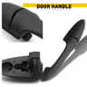Outer Black Door Handle For Rear LeftRight HighQuality Plastic Perfect Fit Durable Quality Control  6