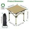 Carbon Steel Camping Table Portable BBQ Desk For Picnic Hiking And Camping Foldable Sturdy Table Fo 1