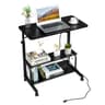 Hospital Bed Table With Holder Adjustable Overbed Rolling Laptop Desk Stand  Ideal For Home  Medica 12
