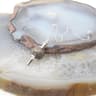 Natural Rose Quartz Labradorite Pendulum for Dowsing Divination, Crystal Cone Pendant with Round Beads Stone Chain