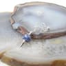 Natural Rose Quartz Labradorite Pendulum for Dowsing Divination, Crystal Cone Pendant with Round Beads Stone Chain