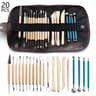 Ultimate Polymer Clay Tools Kit, Sculpture, Carving & Dot Painting Set with Silicone Drill Pen