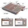 Multi Purpose Laptop Desk Leg Table AntiSlip Bar Design With Embedded Mouse Pad For Bedroom And Sof 6