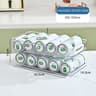Pop Soda Can Dispenser For Fridge Stackable Refrigerator Organizer Bins Beverage Holder Clear Plast 5