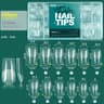 Pre Buffed Full Cover Nail Tips Semi Matte False Nail Extensions