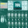 Pre Buffed Full Cover Nail Tips Semi Matte False Nail Extensions