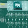 Pre Buffed Full Cover Nail Tips Semi Matte False Nail Extensions